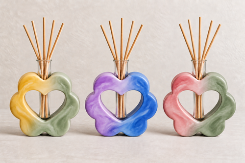 VASO DECORATIVO ARTIGIANALE IN JESMONITE® – COLORI PERSONALIZZABILI