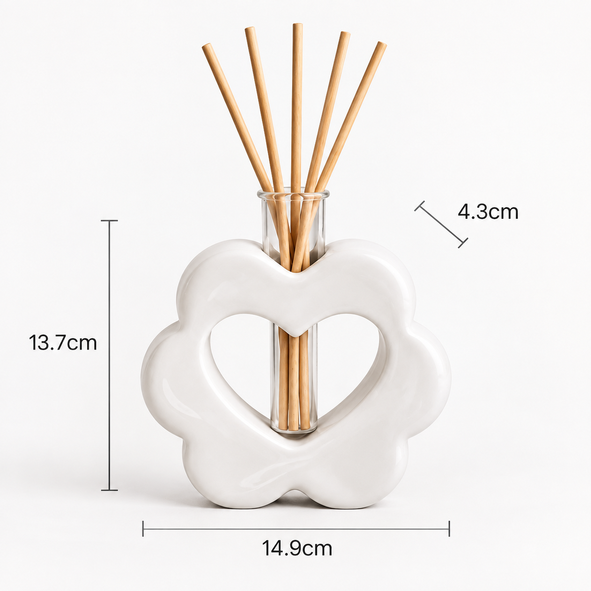 VASO DECORATIVO ARTIGIANALE IN JESMONITE® – COLORI PERSONALIZZABILI